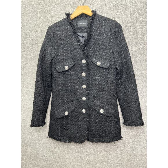 Dolcecabo Dresses & Skirts - DOLCE CABO TWEED JACKET PEARL BUTTON, SIZE XS